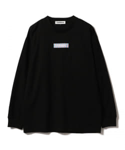 CHARI&CO × BEAMS T / 別注 BARBER BOX LOGO LONG SLEEVE TEE
