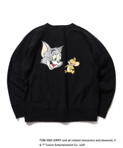 ▲Champion × BEAMS / 別注 TOM AND JERRY ロングスリーブ カットソー
