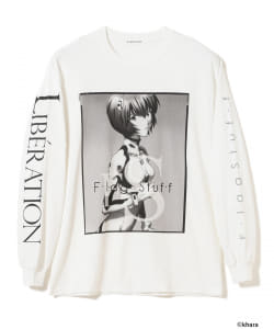▲F-LAGSTUF-F × EVANGELION × BEAMS T / 別注 ロングスリーブ Tシャツ