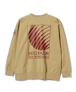 HELLRAZOR / NEW WORLD ORDER LOGO ロングスリーブTシャツ