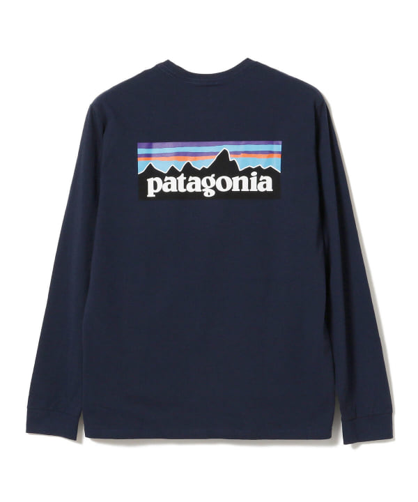 Beams ビームス Patagonia P 6 Logo Long T Shirt Tシャツ カットソー Tシャツ 通販 Beams