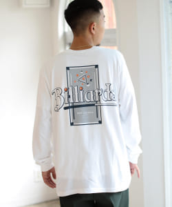▲【SPECIAL PRICE】BEAMS T / Billiards/Burger ロングスリーブ Tシャツ