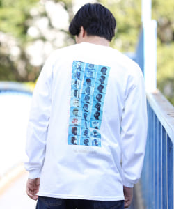 BEAMS T / Greg Hunt × BEAMS T FLAG ロゴ ロングスリーブ Tシャツ