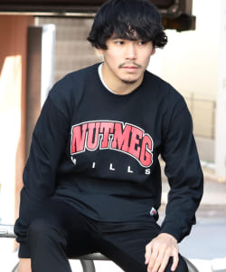▲NUTMEG / Print Long Sleeve T-shirt