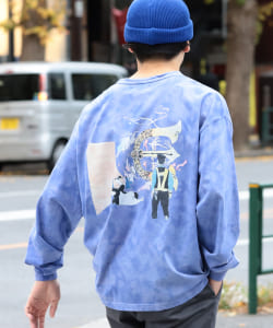 ▲EVISEN SKATEBOARDS / EVISEN SKATEBOARDS × HOLE AND HOLLAND ロングスリーブ Tシャツ