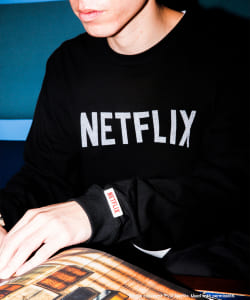 Netflix × BEAMS / Logo Long Sleeves T-shirt