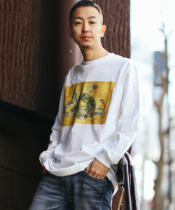 GROVELAND / SNAKE STAR ロングスリーブ Tシャツ
