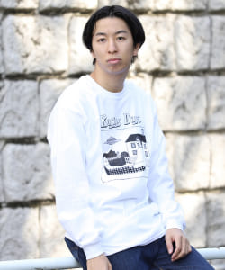 BEAMS / Sho Miyata Print Long Sleeve T-shirt