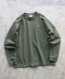 ▲LACOSTE × BEAMS / 別注 Big Croco Long Sleeve T-shirt