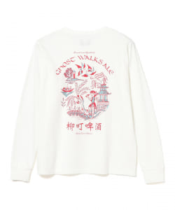 ▲TACOMA FUJI RECORDS / GHOST WALKS ALE ロングスリーブ Tシャツ
