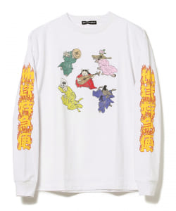 Delivery Hells / Cat ロングスリーブ Tシャツ