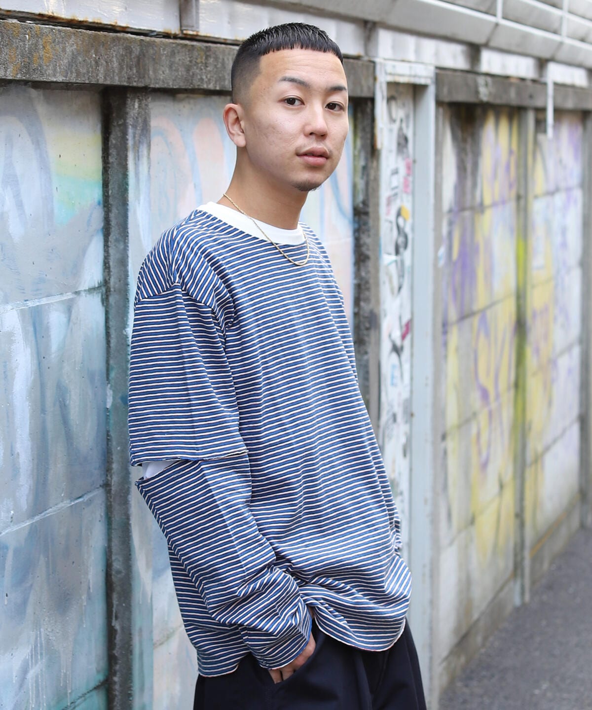 BEAMS T（ビームスT）【アウトレット】FACCIES / Vintage Border