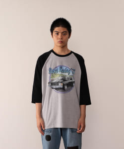 【1/20再値下げ】VAPORIZE × SKNY / 別注 Raglan T-shirt