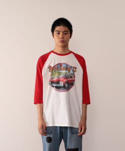 【アウトレット】VAPORIZE × SKNY / 別注 Raglan T-shirt
