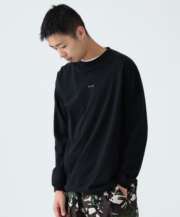 BEAMS（ビームス）BEAMS / ミニロゴ ロングスリーブ Tシャツ（Tシャツ 