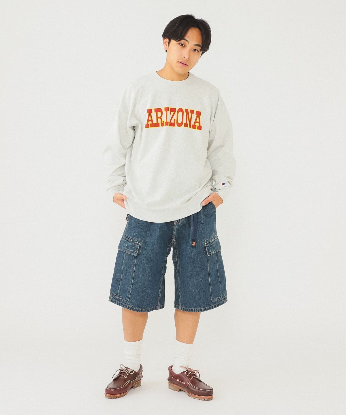 BEAMS (BEAMS) [Special order] Champion / City long sleeve T