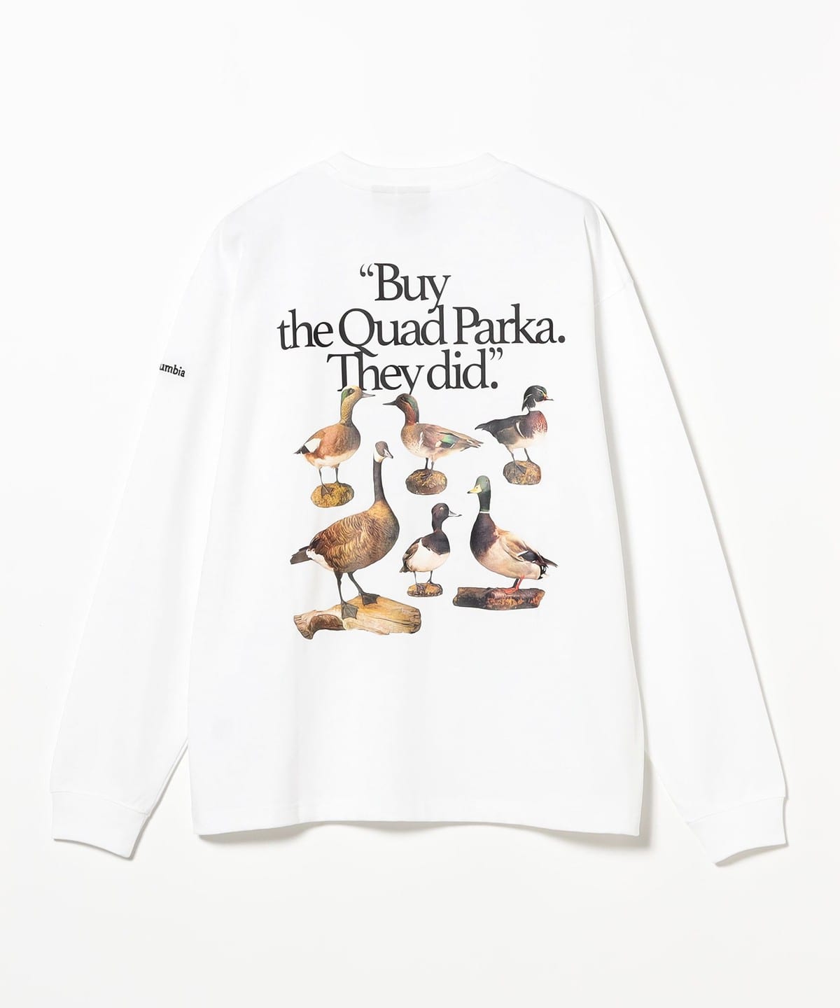 【別注】Columbia / Sauvie Island（TM) LS Tee Tシャツ・カットソー MEN White S