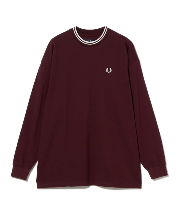 FRED PERRY×BEAMS 別注 長袖Tシャツ 黒 M BEAMS（ビームス）【別注】FRED PERRY / フラッフィー クルー