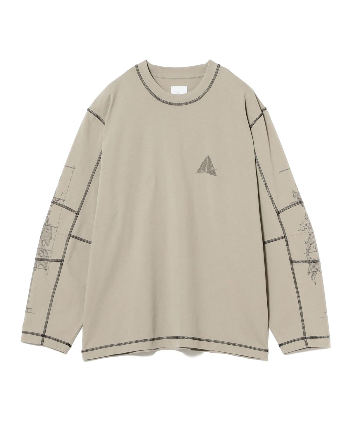 ROA / Neolith Stitch Organic Long Sleeve Tシャツ・カットソー MEN Pale Green M