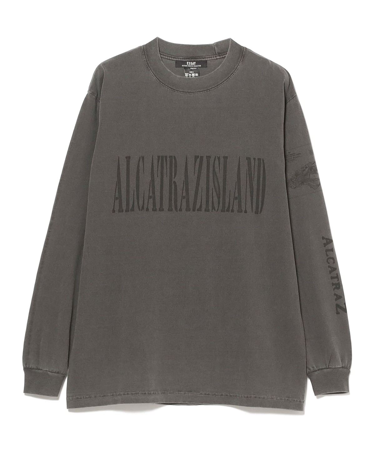 ESSAY エッセイ / PIGMENT DROPSHOULDER LONG T-SHIRT Tシャツ・カットソー MEN A. ALCATRAZ 2 ESSAY エッセイ / PIGMENT DROPSHOULDER LONG T-SHIRT Tシャツ・カットソー MEN A. ALCATRAZ 2