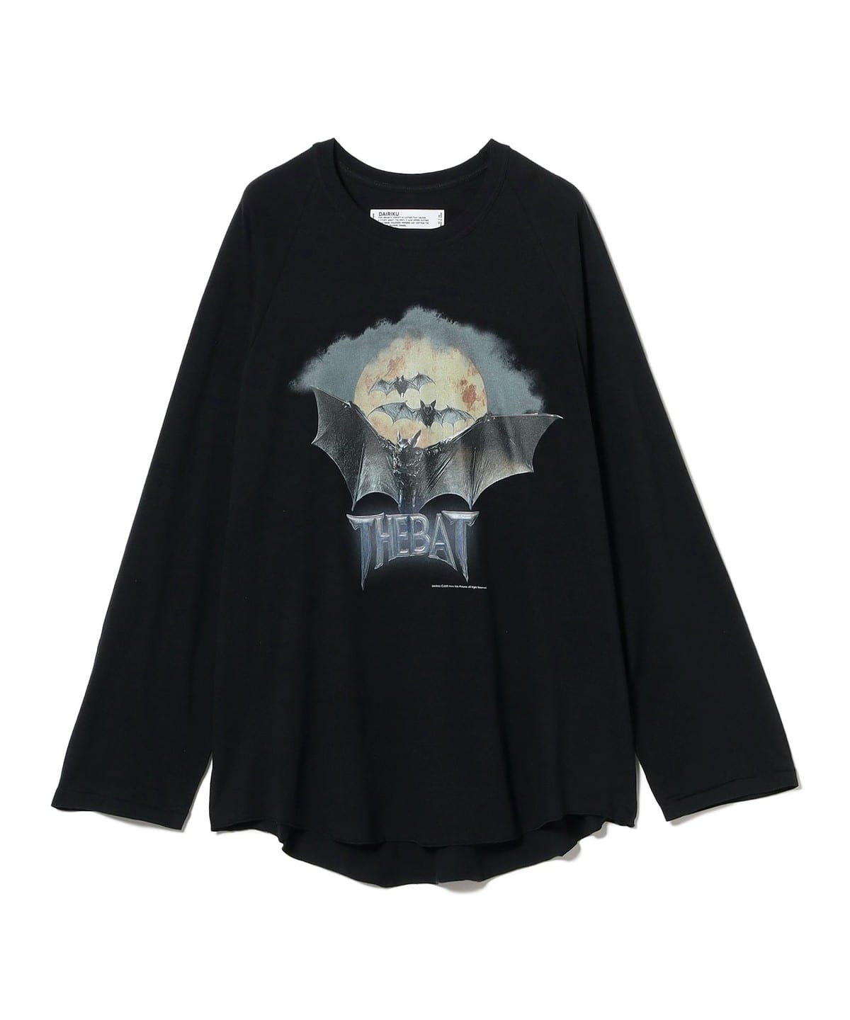 DAIRIKU ダイリク / THE BAT Tour Raglan Tee Tシャツ・カットソー MEN Black S DAIRIKU ダイリク / THE BAT Tour Raglan Tee Tシャツ・カットソー MEN Black S