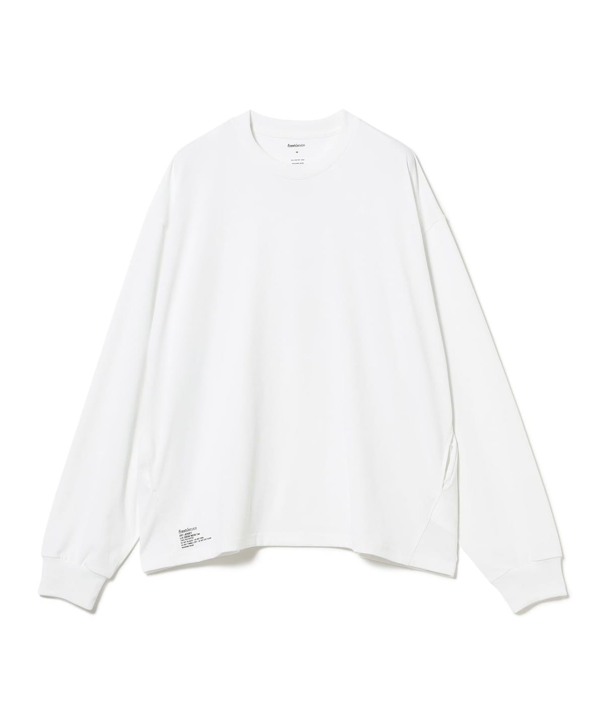 FreshService フレッシュサービス / DRY JERSEY LONG SLEEVE CREW NECK TEE Tシャツ・カットソー MEN WHITE L FreshService フレッシュサービス / DRY JERSEY LONG SLEEVE CREW NECK TEE Tシャツ・カットソー MEN WHITE L