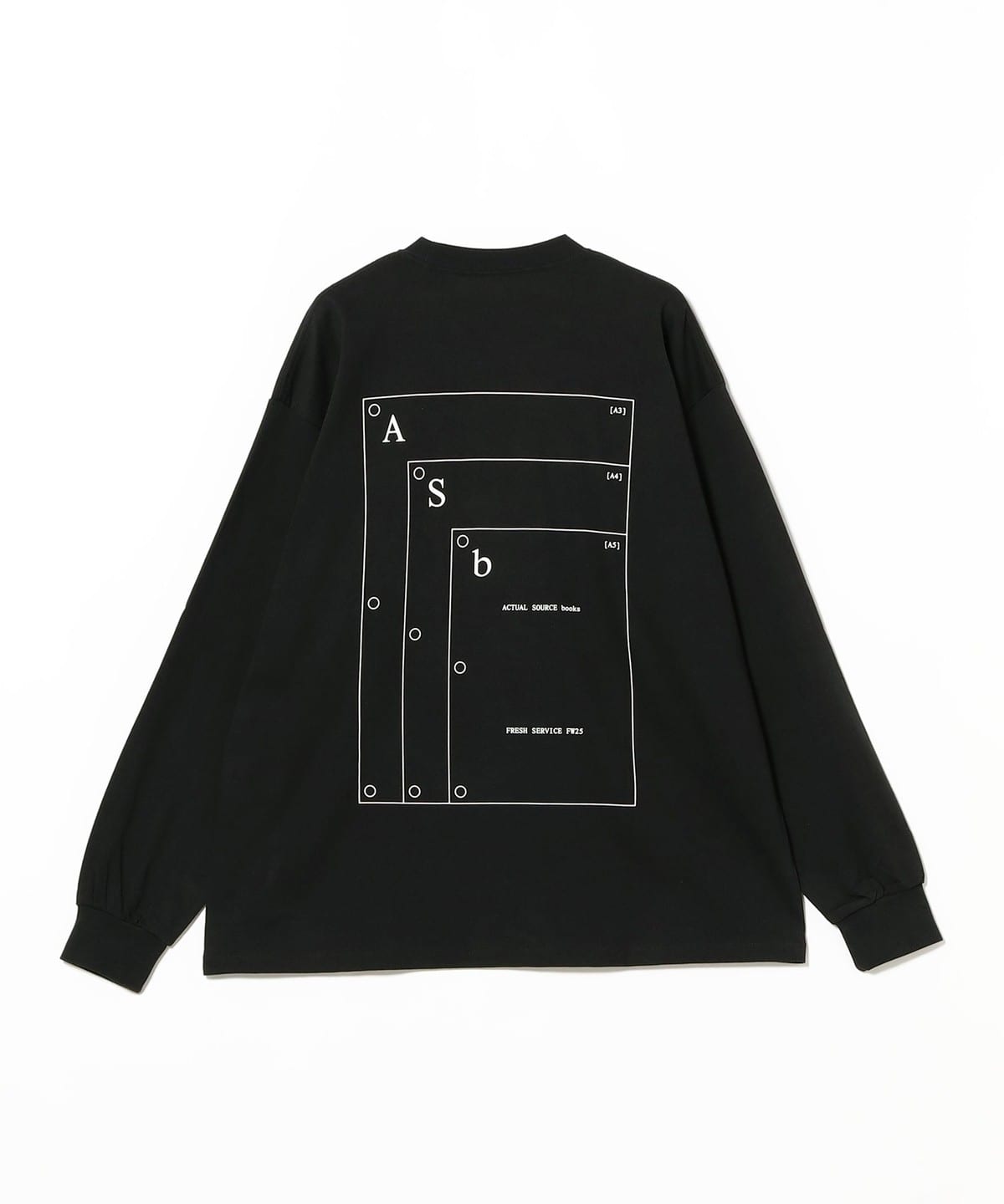 トップス actual source CORPORATE PRINTED L/S TEE actual source CORPORATE PRINTED L/S TEE トップス