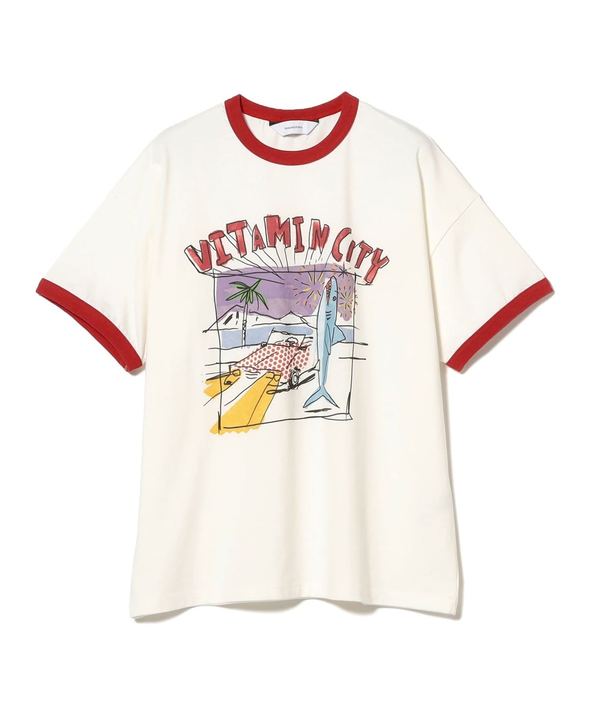 FUTURE ARCHIVE × Sasquatchfabrix × TOKYO VITAMIN / VITAMIN CITY TRIM T-SHIRT Tシャツ・カットソー MEN VITAMIN RED L FUTURE ARCHIVE × Sasquatchfabrix × TOKYO VITAMIN / VITAMIN CITY TRIM T-SHIRT Tシャツ・カットソー MEN VITAMIN RED L