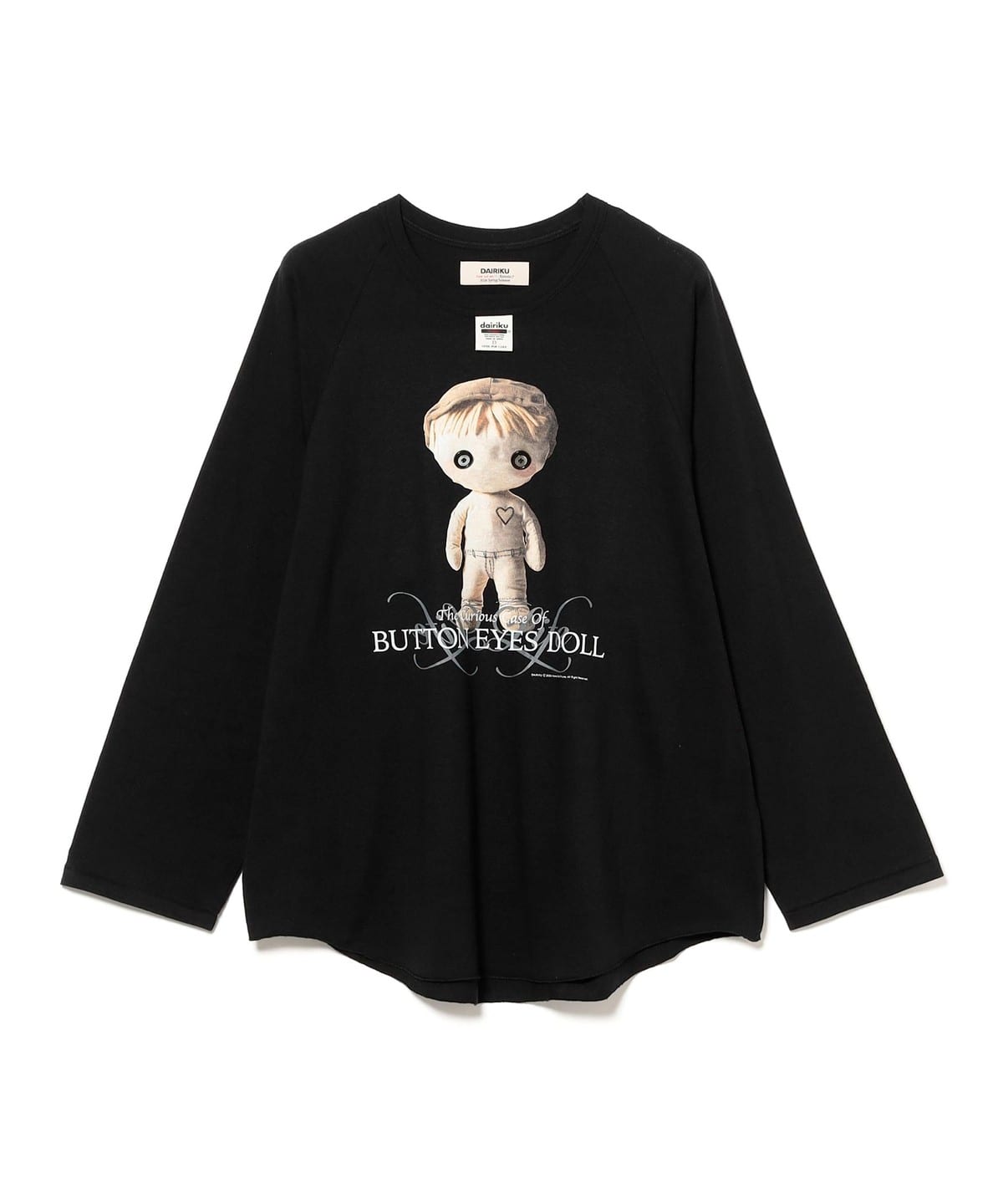 DAIRIKU 26SS BUTTON EYE DOLL SUNBURN TEE