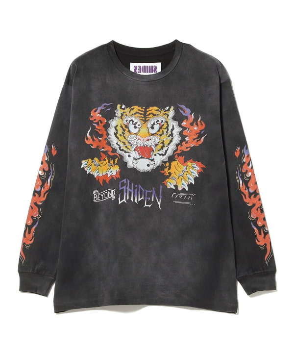 SHIDEN / Long Sleeve TEE - TIGER