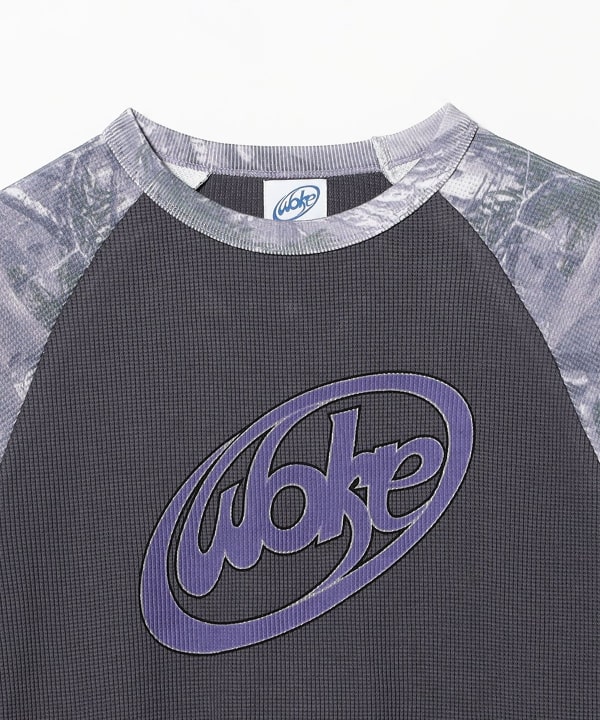 WOKE EDGE / Wave Logo Real Tree Thermal