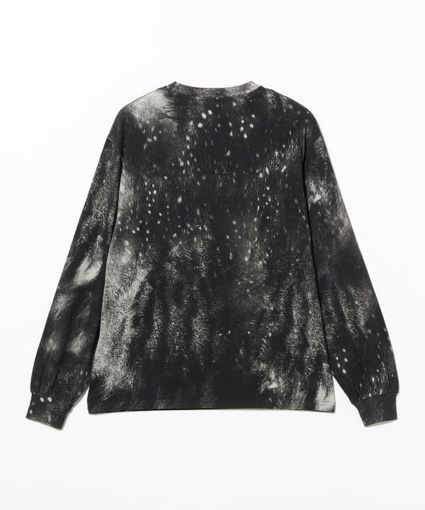 ROA / Fuzzy Print Long Sleeve T-Shirt