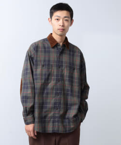 ▲BEAMS / イージーフィット ワーク チェック シャツ