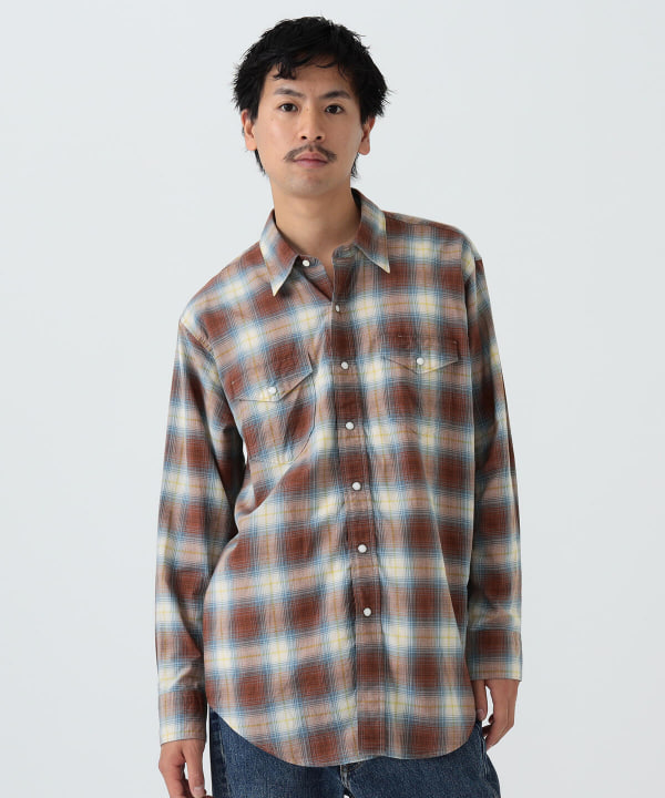 激レア新品】 BLUEBLUE × BEAMS コラボ ウェスタンシャツ M位 - シャツ