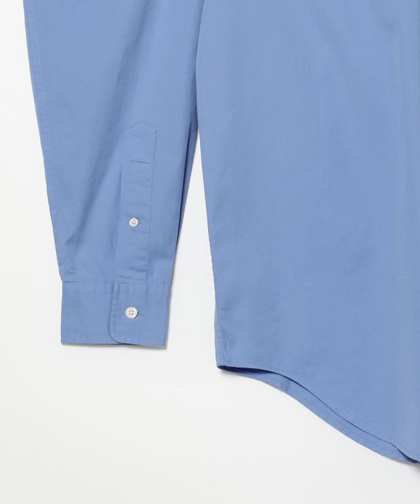 【BLUE】BEAMS / ツイル イージーフィット ボタンダウンシャツ