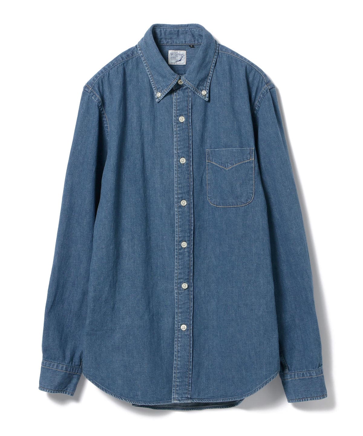 Beams ビームス Orslow デニム ボタンダウン シャツ シャツ ブラウス カジュアルシャツ 通販 Beams
