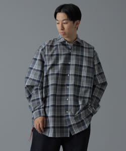▲BEAMS JAPAN / ミニレギュラー チェック ルーズシャツ