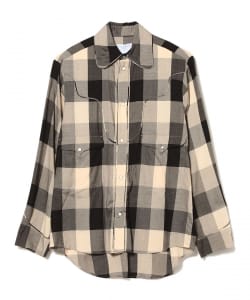 ▲SUGARHILL / Block Check Western Shirt