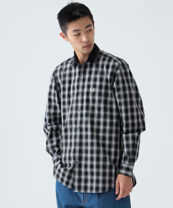 FRED PERRY × BEAMS / 男裝 Rib Collar Check Shirt