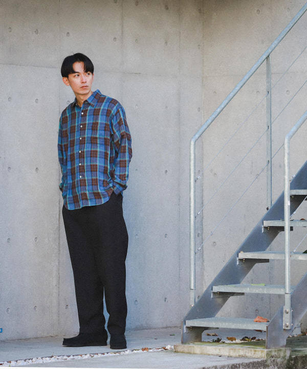 BEAMS [BEAMS] BEAMS / Check mini regular easy shirt (shirts