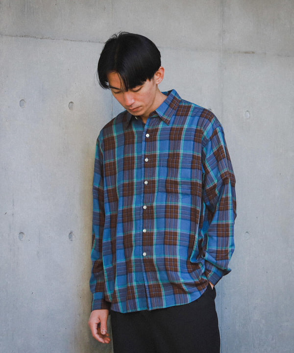 BEAMS [BEAMS] BEAMS / Check mini regular easy shirt (shirts