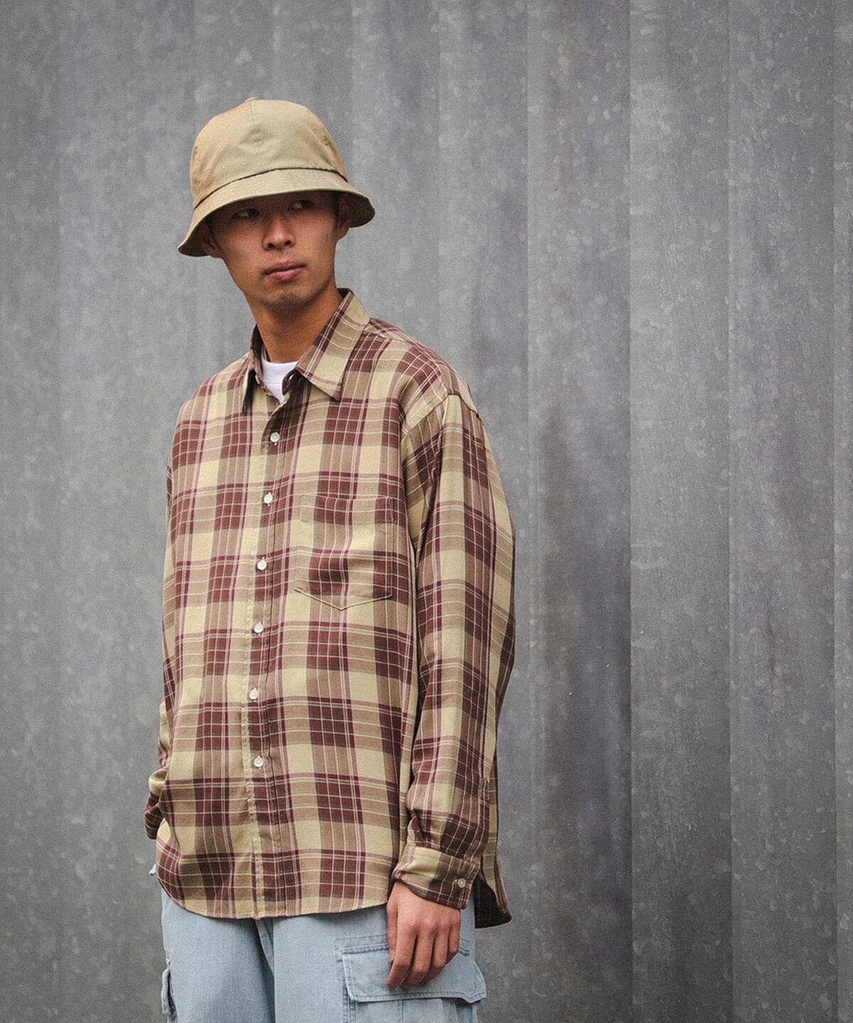 BEAMS [BEAMS] BEAMS / Check mini regular easy shirt (shirts