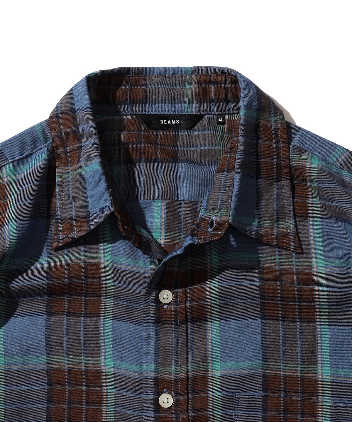 BEAMS [BEAMS] BEAMS / Check mini regular easy shirt (shirts