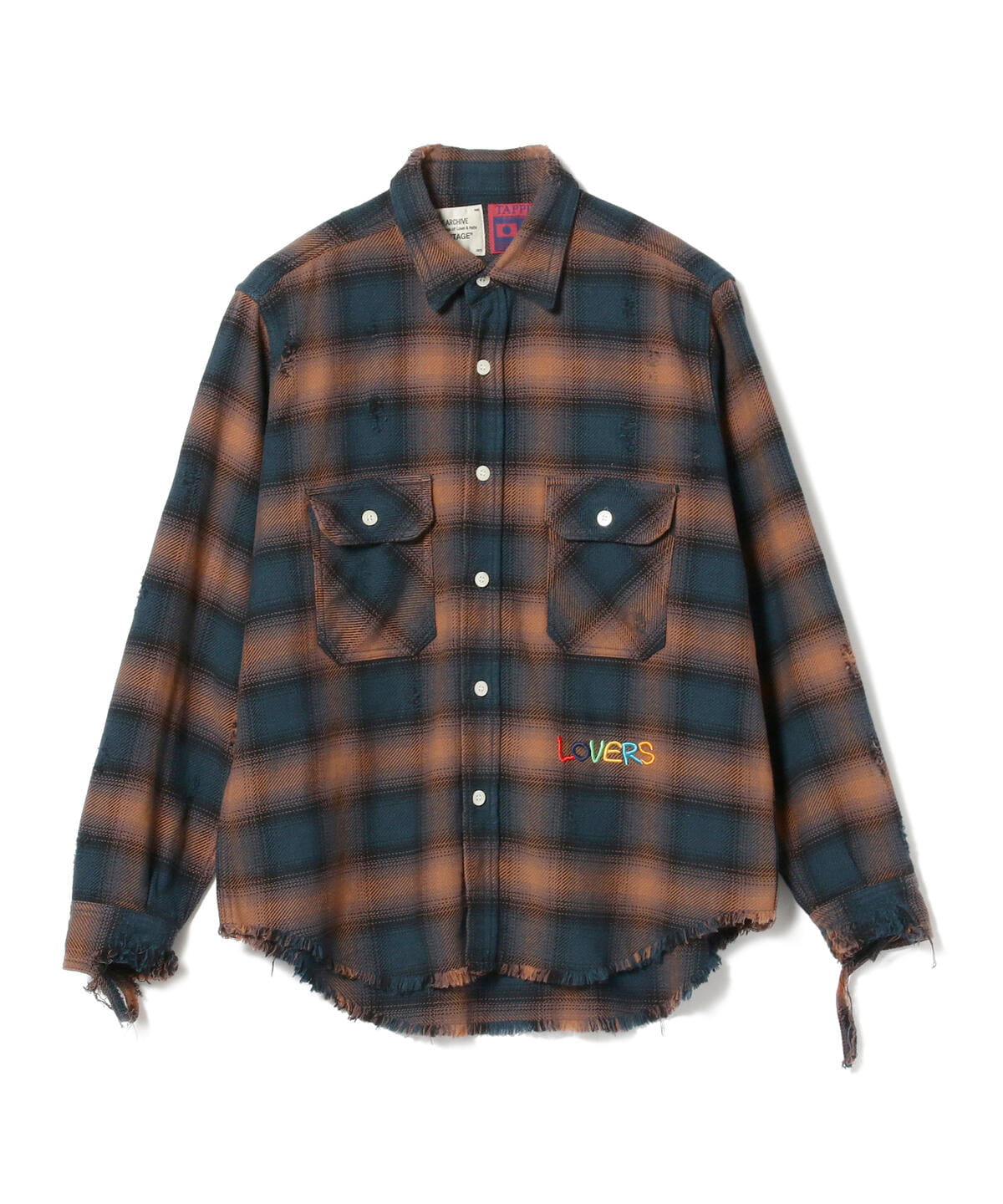 BEAMS（ビームス）TAPPEI × BEAMS / DAMAGE CHECK NEL SHIRT（シャツ