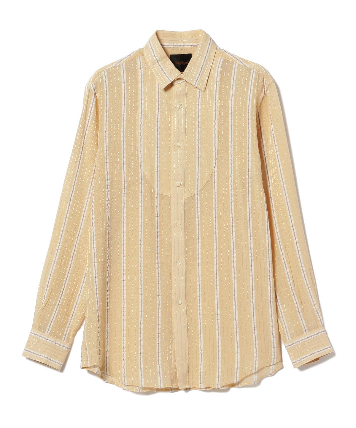 Taiga Igari / Stripe Shirt シャツ・ブラウス MEN YELLOW M Taiga Igari / Stripe Shirt シャツ・ブラウス MEN YELLOW M