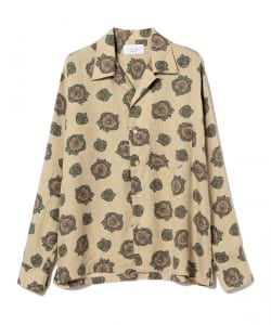 ▲UNUSED / Emblem Pattern Shirt