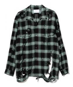 ▲SUGARHILL / BURNT OMBRE PLAID BLOUSE