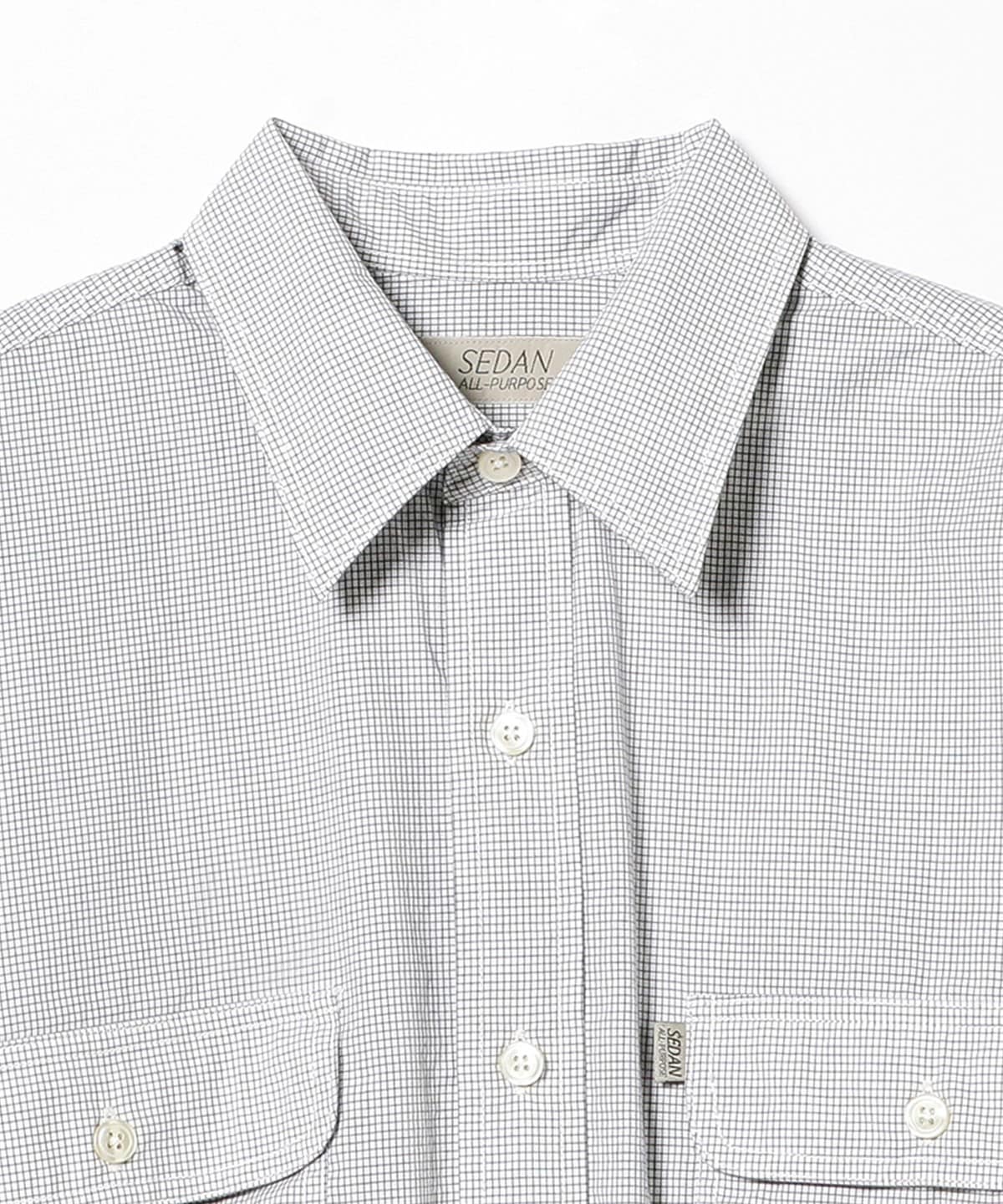 SEDAN ALL-PURPOSE】Gingham Shirt（black） | www.unimac.az