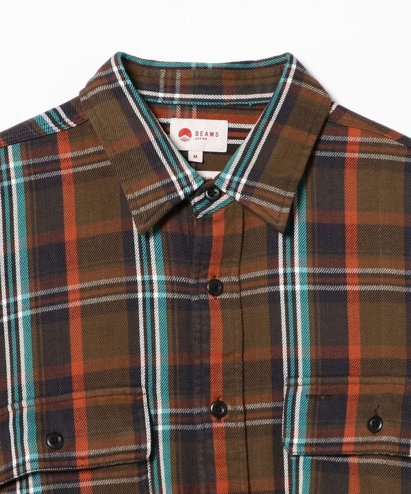 BEAMS JAPAN BEAMS JAPAN BEAMS JAPAN / Loose fit check shirt (shirt