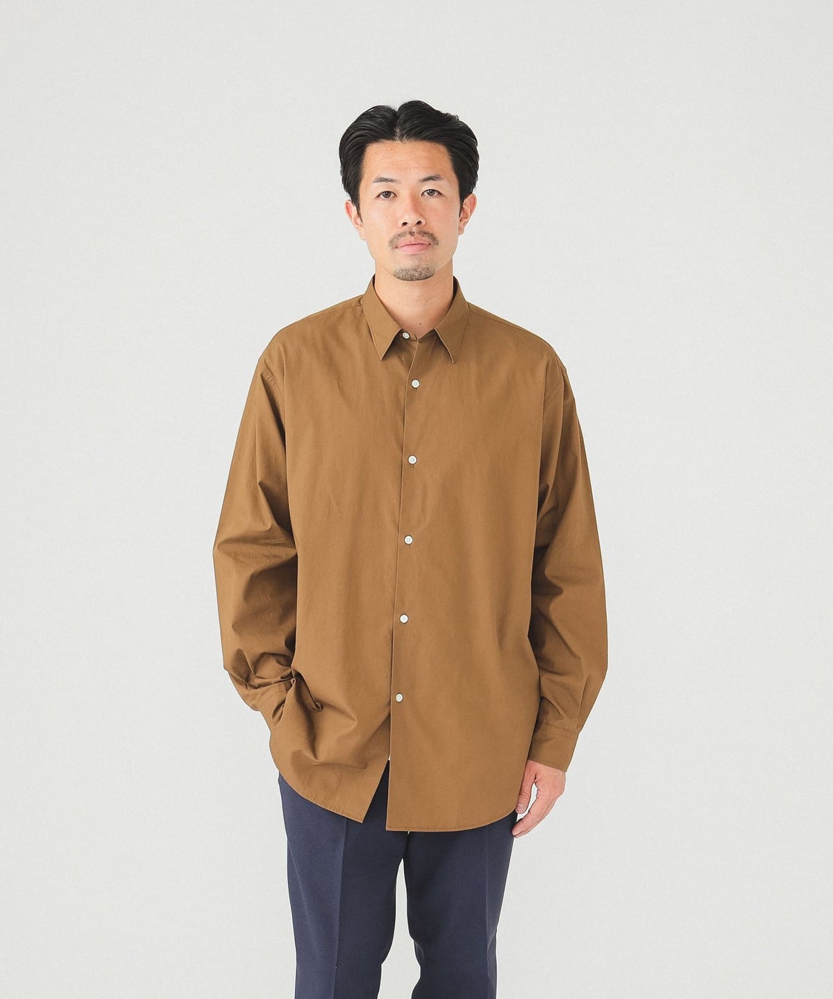 ベーシック シャツ シャツ・ブラウス MEN TAUPE XL ベーシック シャツ シャツ・ブラウス MEN TAUPE XL